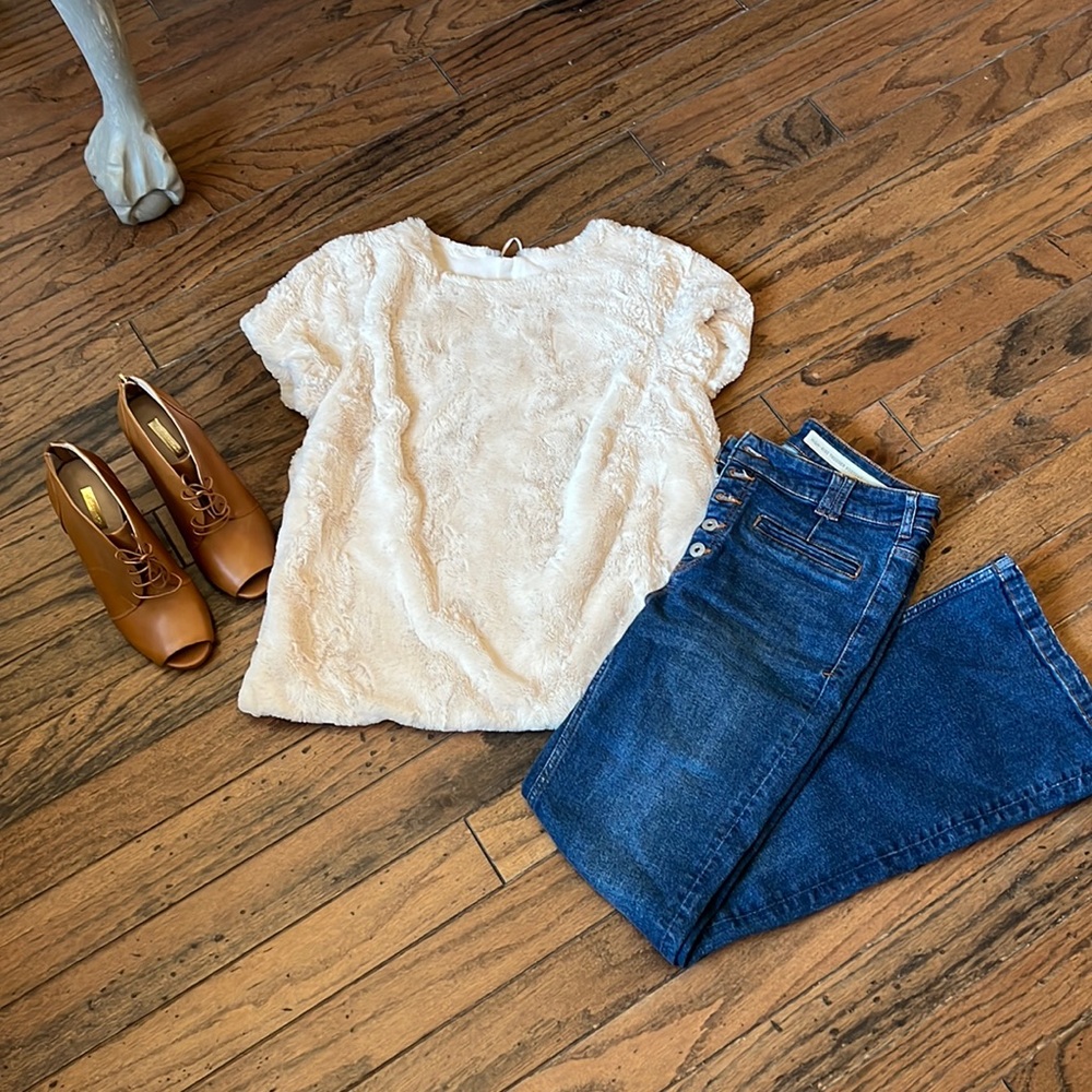 **Super Soft Fake Fur Top**